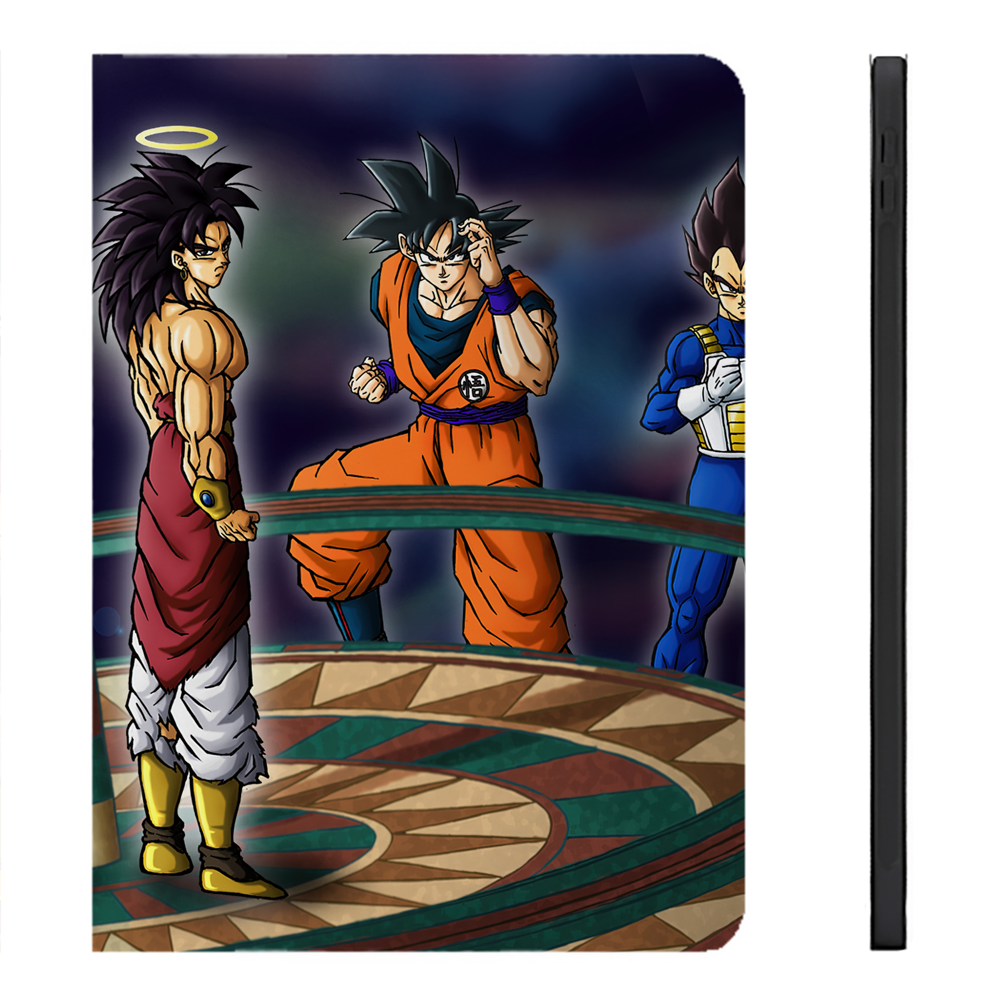 （画像用） ドラゴンボール DRAGON BALL IPadケース ペンホルダー付き ブックスタイルデザイン